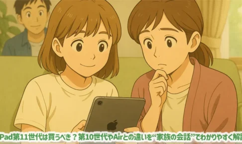 iPad第11世代は買うべき？第10世代やAirとの違いを“家族の会話”でわかりやすく解説
