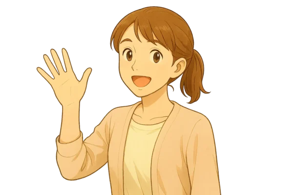 結衣が手を挙げて質問している