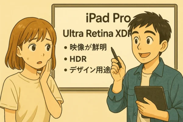 Ultra Retina XDRの説明ボード