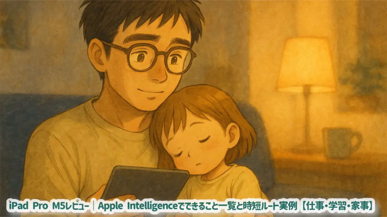 iPad Pro M5レビュー|Apple Intelligenceでできること一覧と時短ルート実例【仕事・学習・家事】