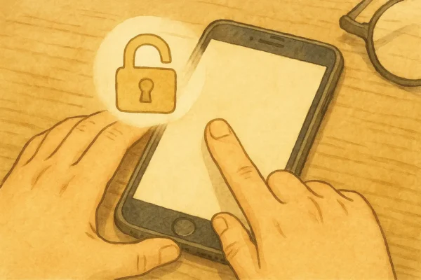 アクティベーションロックの解除を始める手元