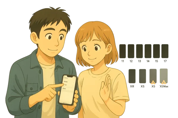 iOS 26の対応機種を設定→一般→情報で確認するイメージ