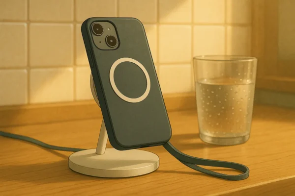 置くだけ充電と滑りにくい装備で、家事の最中も心が軽くなる。