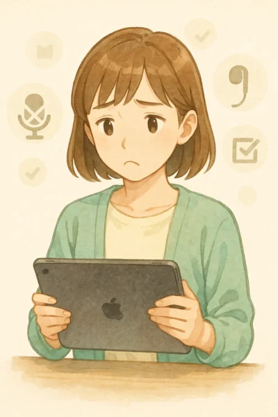 画面録画したけど音がはいってなくてがっかりしている陽菜