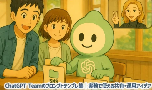 ChatGPT Teamのプロンプトテンプレ集｜実務で使える共有・運用アイデア