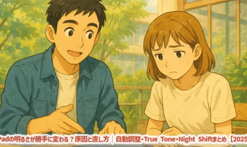 iPadの明るさが勝手に変わる?原因と直し方|自動調整・True Tone・Night Shiftまとめ【2025】