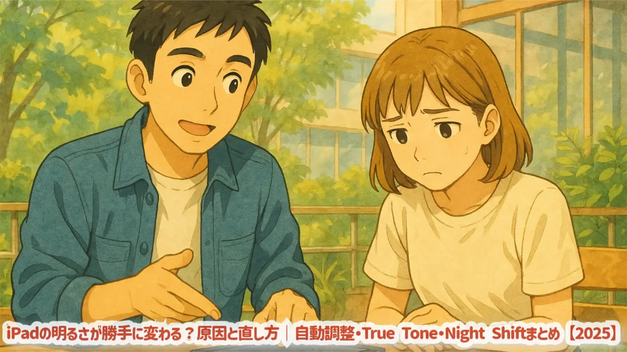 iPadの明るさが勝手に変わる？原因と直し方｜自動調整・True Tone・Night Shiftまとめ【2025】