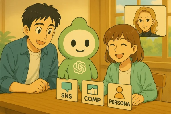 Team GPTにテンプレを貼って回す3様子。