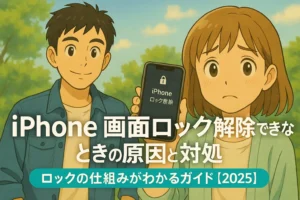 iPhoneの画面ロックが“解除できない”ときの全体像｜仕組みと原因・対処の入り口ガイド【2025】