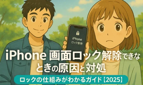 iPhoneの画面ロックが“解除できない”ときの全体像｜仕組みと原因・対処の入り口ガイド【2025】