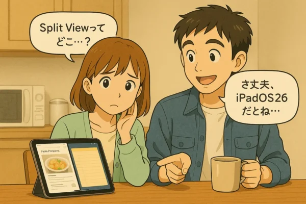 iPadの“画面分割”はどこ？と悩んでいる陽菜
