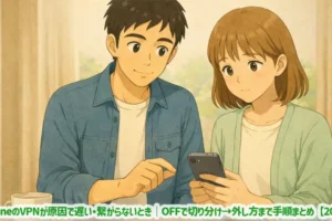iPhoneのVPNが原因で遅い・繋がらないとき｜OFFで切り分け→外し方まで手順まとめ【2025】
