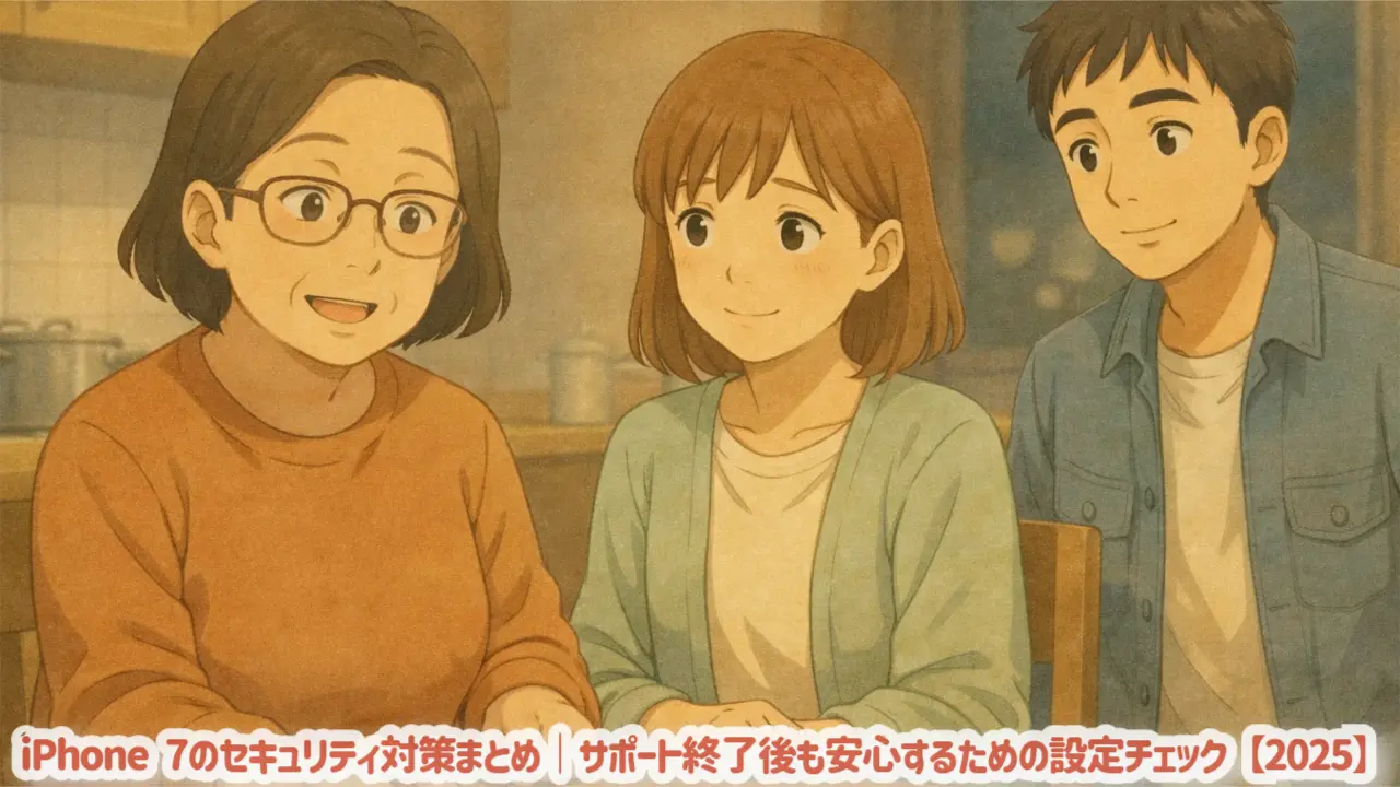 iPhone 7のセキュリティ対策まとめ｜サポート終了後も安心するための設定チェック【2025】