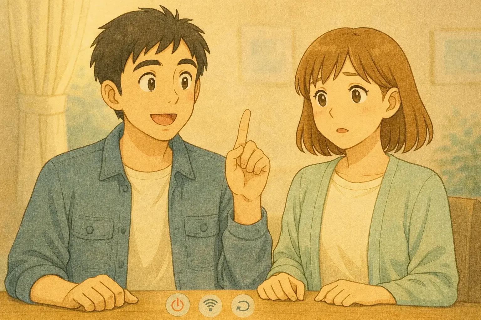 無料VPNで通信が遅いと感じたとき、原因を一つずつ切り分けて確認する陽菜とひろと