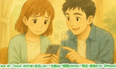 Face ID／Touch IDがうまく反応しない？仕組みと“認識されやすい”設定・登録のコツ【iPhone】