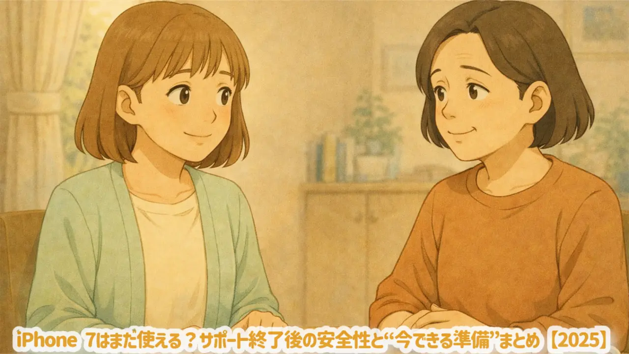 iPhone 7はまだ使える？サポート終了後の安全性と“今できる準備”まとめ【2025】