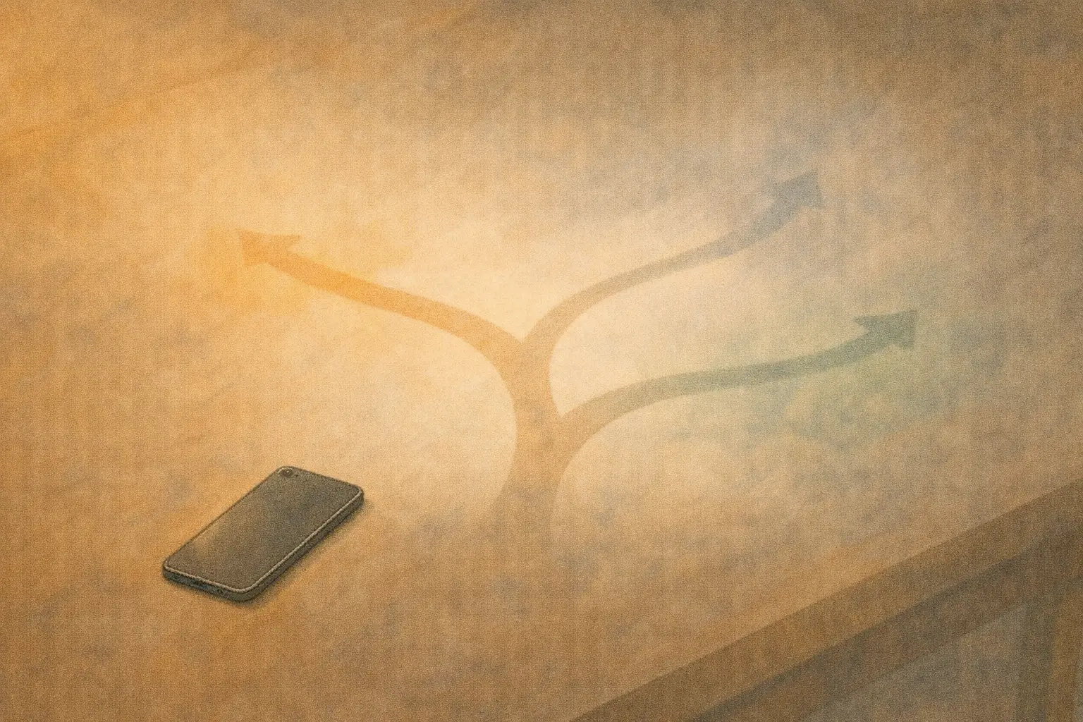 上下ではなく分岐として並ぶiPhone選びのイメージ