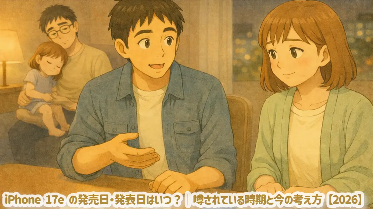 iPhone 17e の発売日・発表日はいつ？｜噂されている時期と今の考え方【2026】