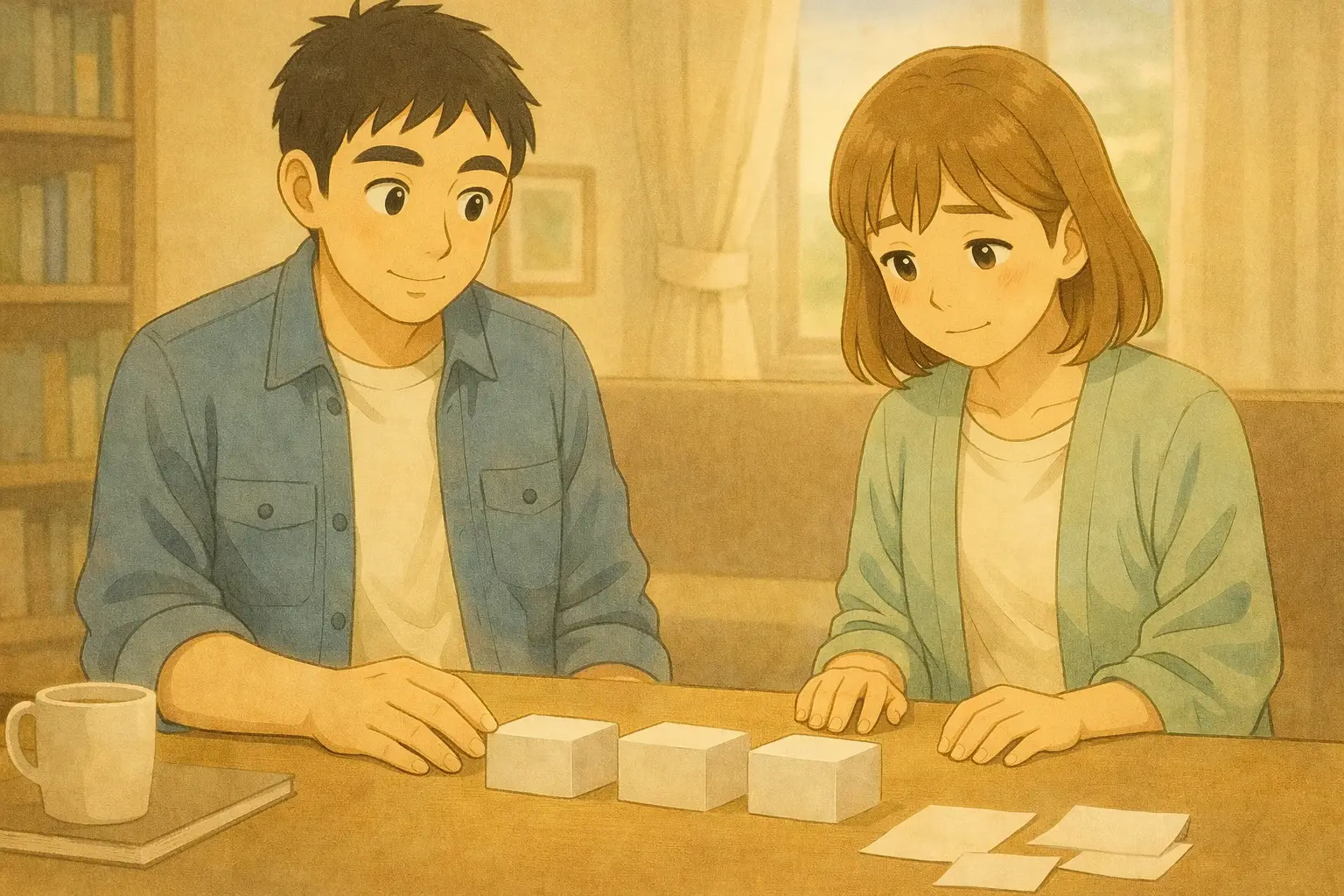  まだ決まっていない情報を、ひとまず置いて考えるひろとと陽菜