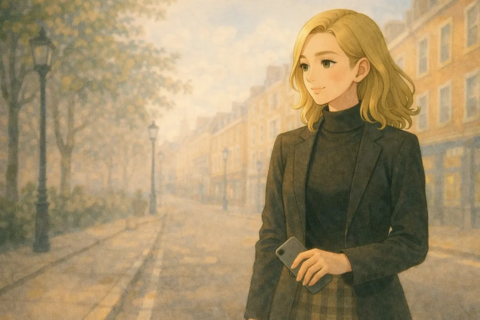 比較したくなる気持ちを抱えながら歩く彩花の後ろ姿