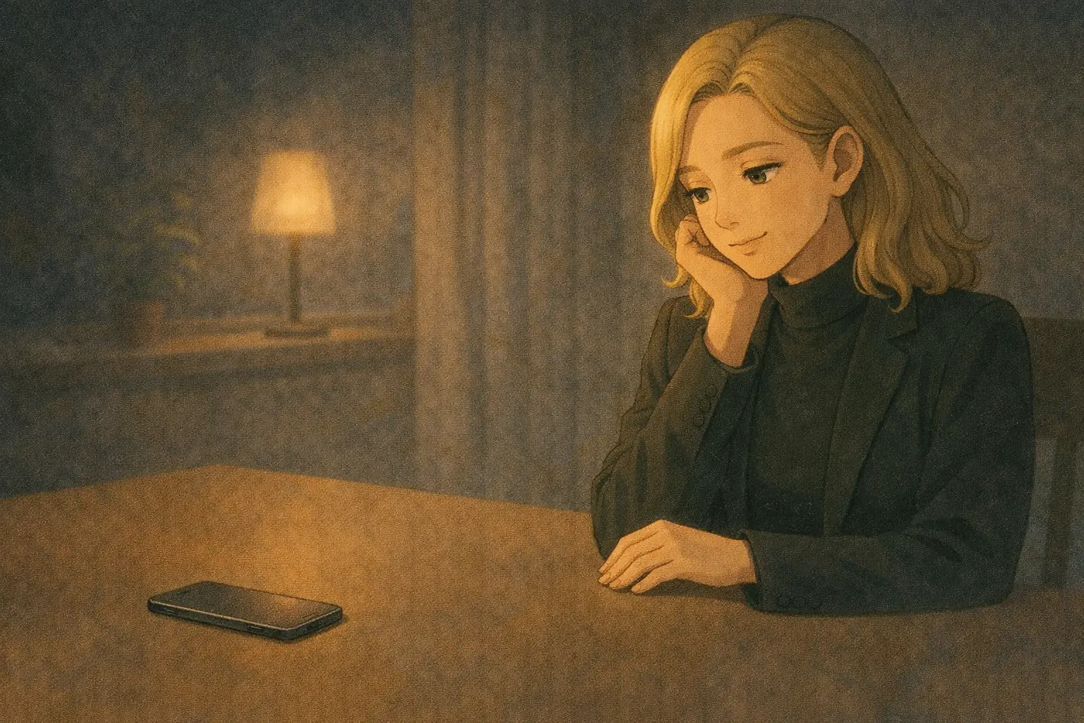 迷いを抱えたままでも前に進めることを示す締めのカット