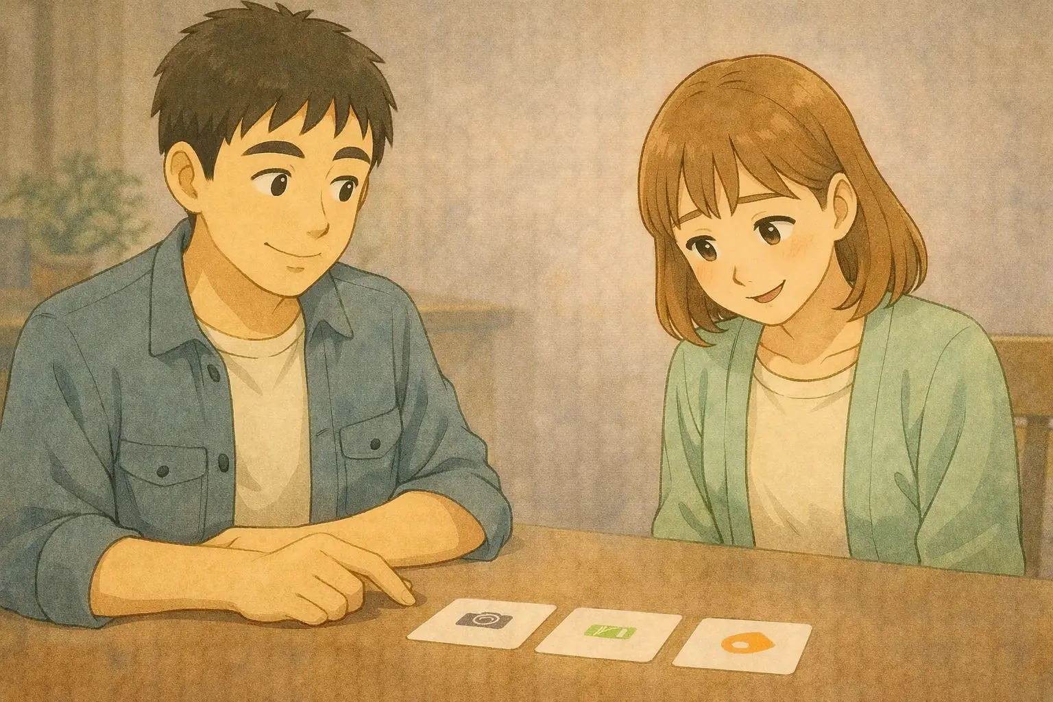 迷いの根っこを先に並べて比べ方を整えるカット