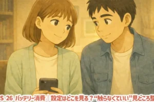 iOS 26 バッテリー消費｜設定はどこを見る？“触らなくていい”見どころ整理