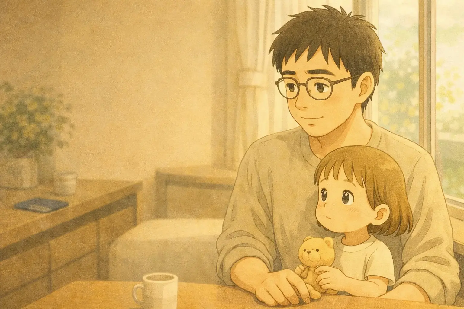  iPhone 16eを使いながら、日常に落ち着きを取り戻したさとしと芽依