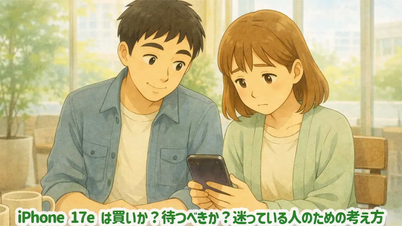 iPhone 17e は買いか？待つべきか？迷っている人のための考え方