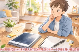 iPad第9世代はいつまで使える？2026年時点のサポート予想と買い替え目安