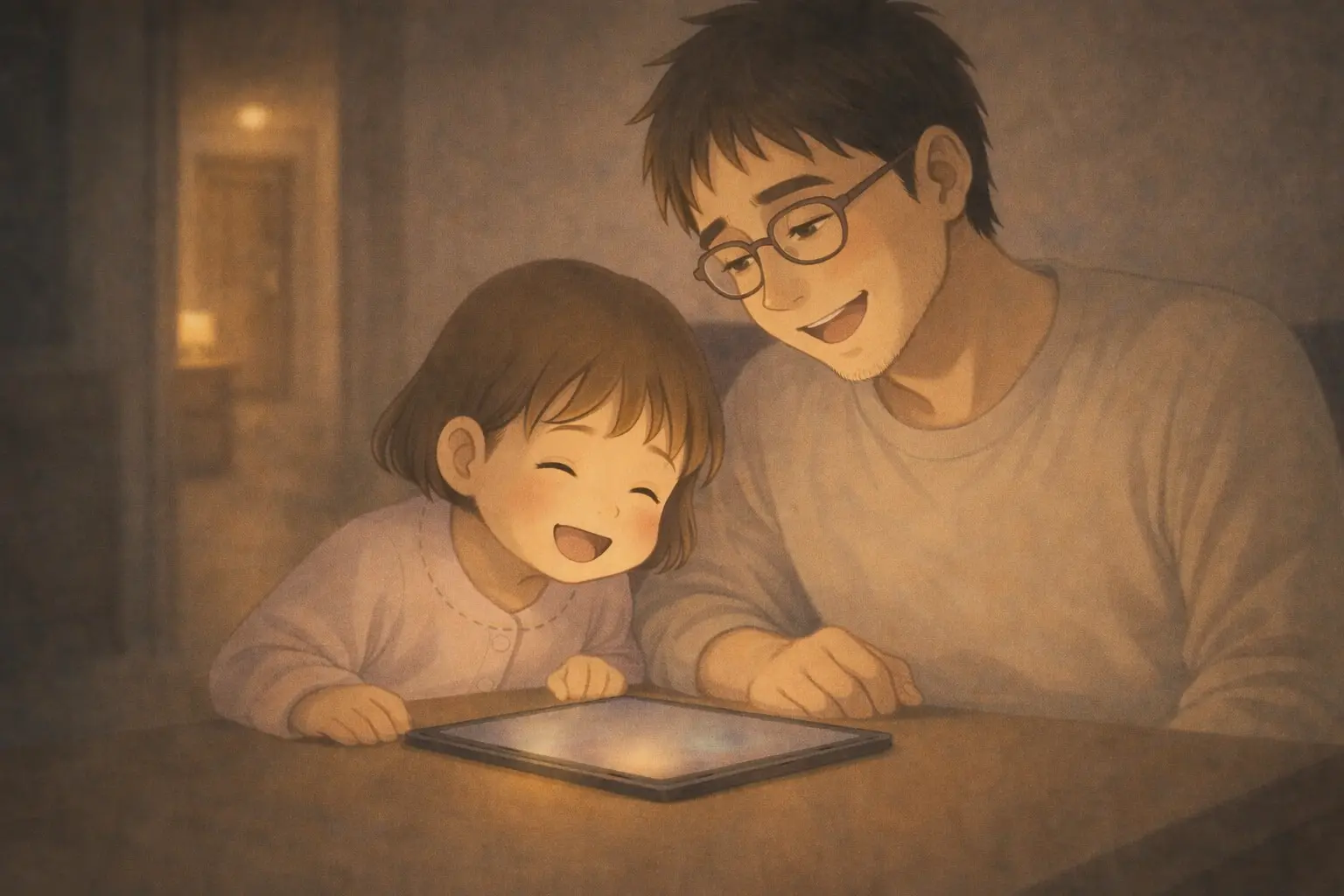 芽依と笑う横に広がる夜。