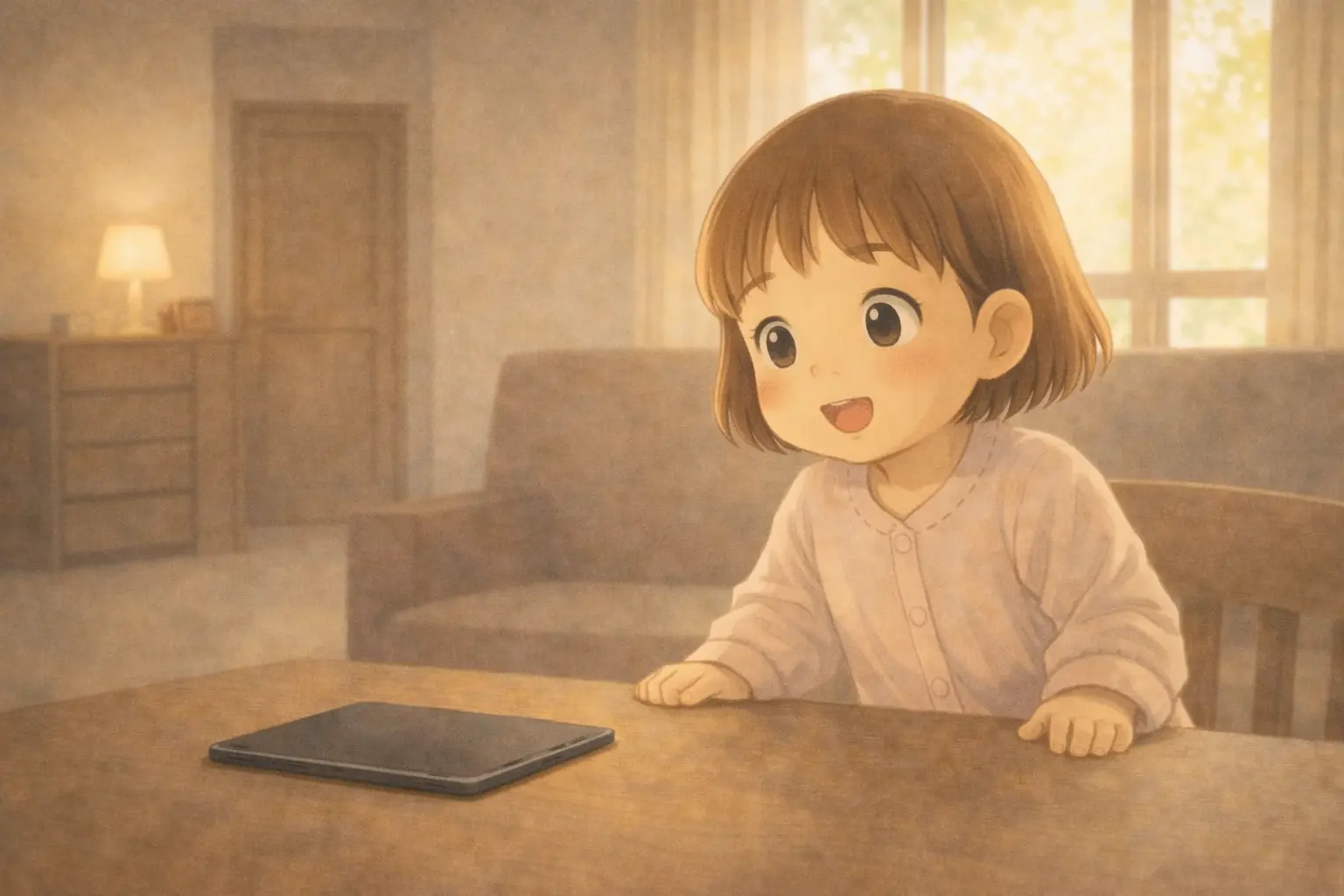 朝の光の中で昨日の続きを思い出す芽依