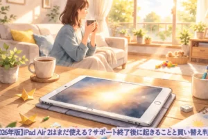 【2026年版】iPad Air 2はまだ使える？サポート終了後に起きることと買い替え判断