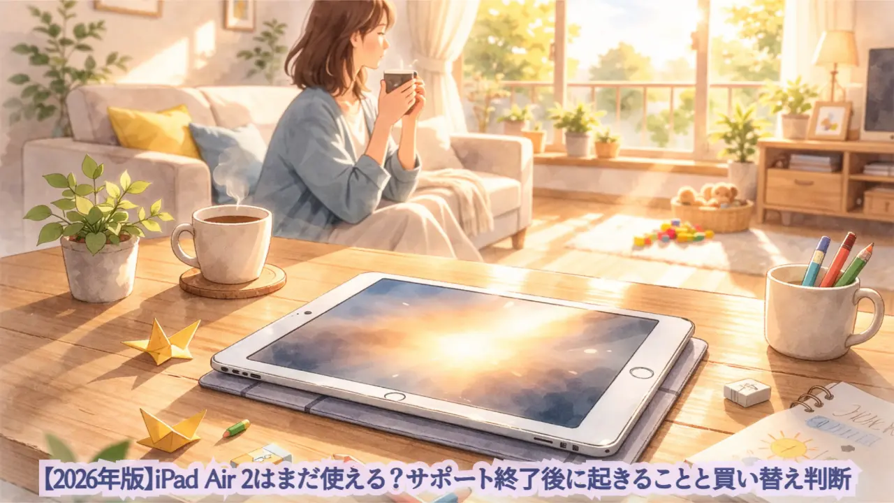 【2026年版】iPad Air 2はまだ使える?サポート終了後に起きることと買い替え判断