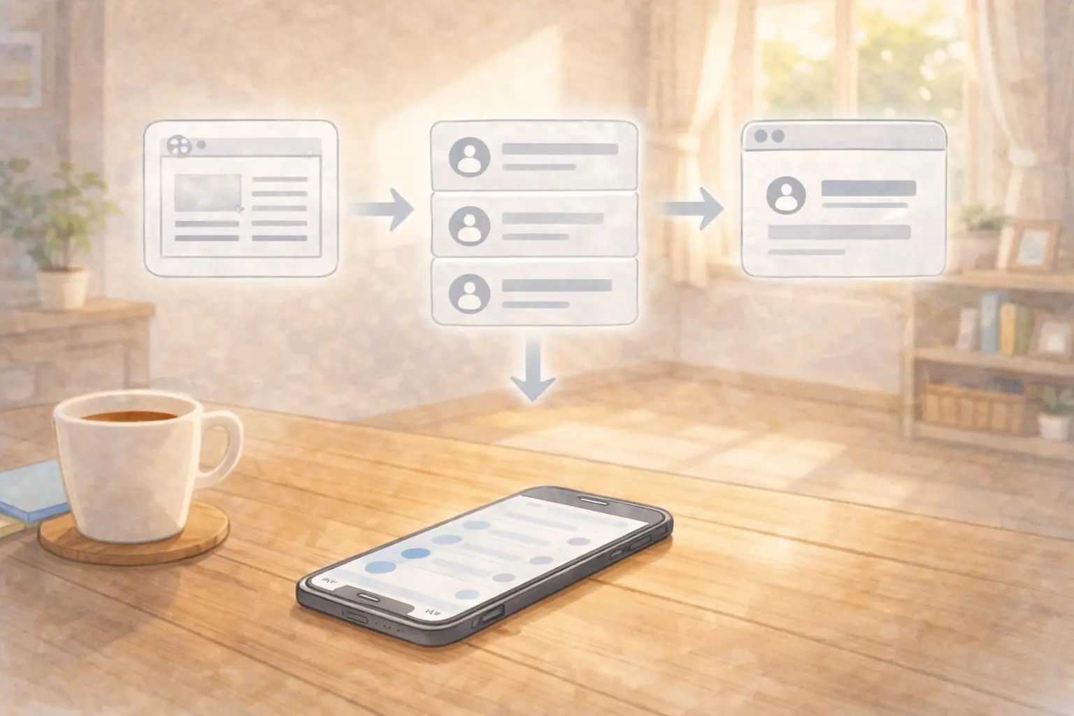 Safari履歴の仕組みイメージ