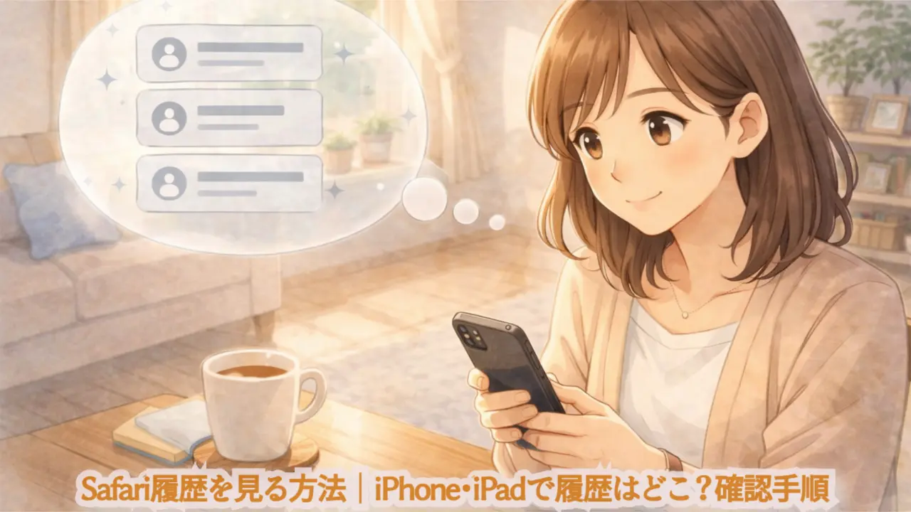 Safari履歴を見る方法｜iPhone・iPadで履歴はどこ？確認手順