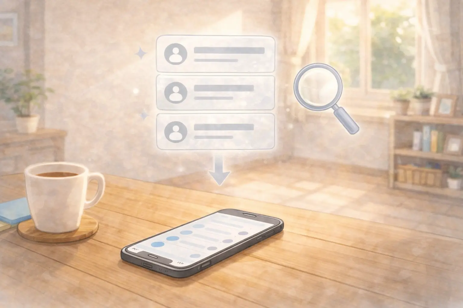 Safari履歴からページを探すイメージ